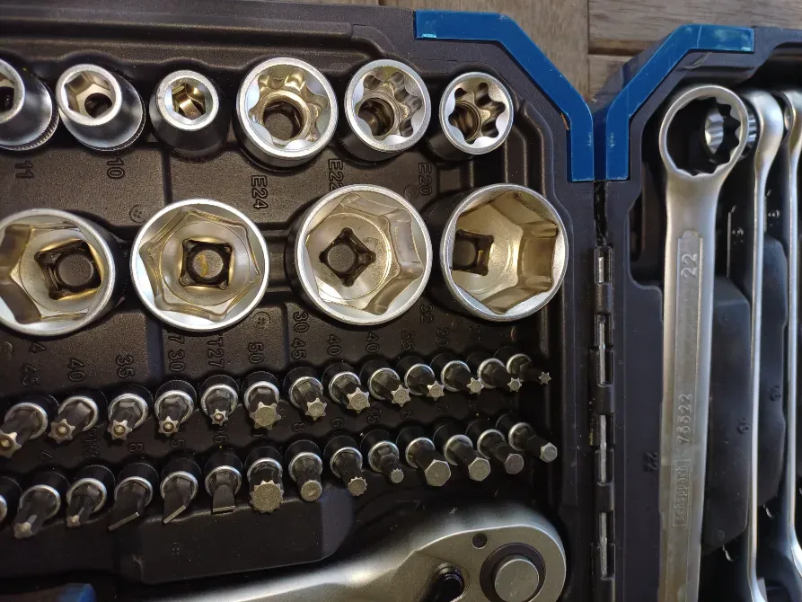 Набор инструментов 216+2предметов Scheppach Sch-38841+2 Київ - фото 11