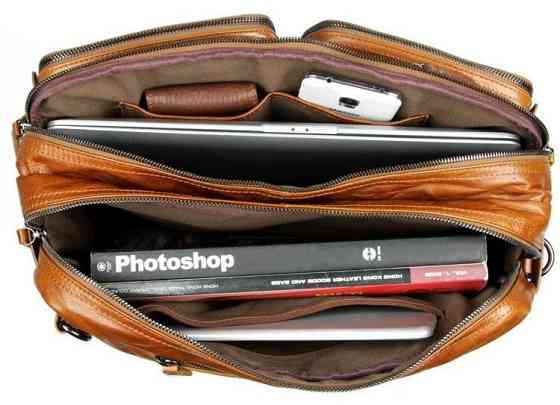 Сумка мужская трансформер Рыжий (Vintage) Киев