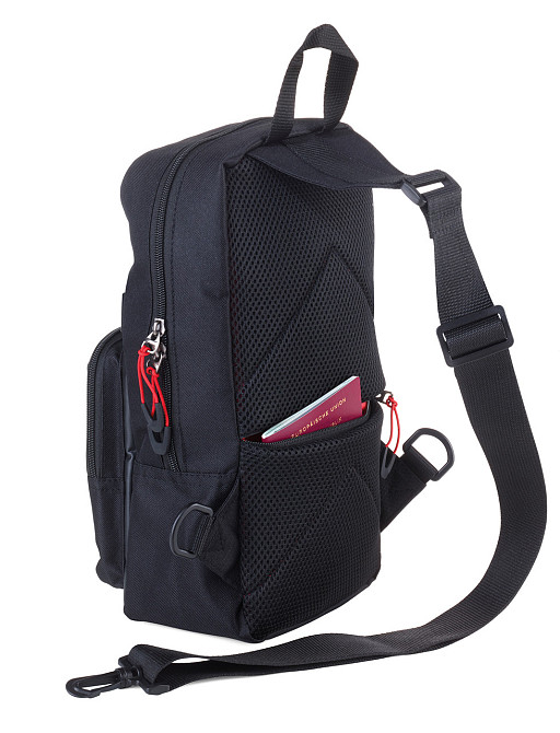 Рюкзак городской Troika Cross Bag 5л через плечо Черный Киев - изображение 6