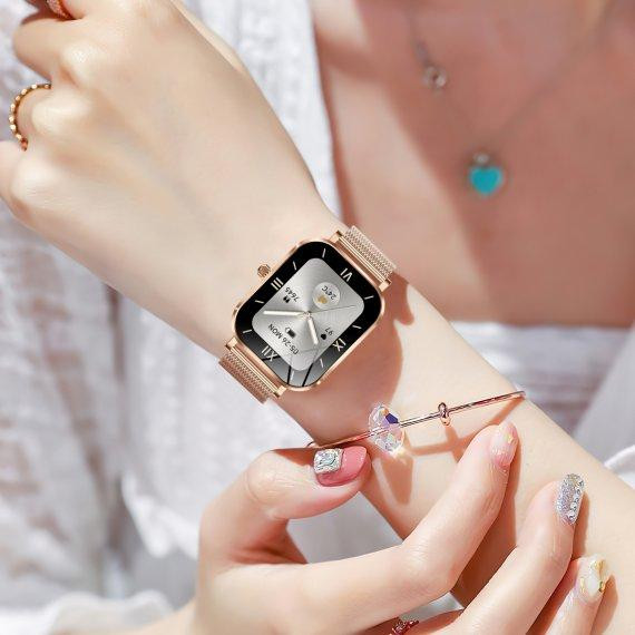 Часы умные наручные Smart Miami (Золотистый) Киев - изображение 6