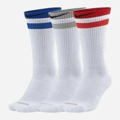 Шкарпетки Nike U NK EVERYDAY PLUS CUSH CREW 3PR CZ0502-903 38-42 3 пари Білий/Мультиколор (194500885493) Вінниця - фото 1