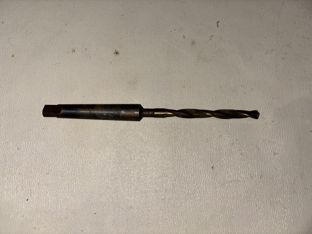 Сверло с коническим хвостовиком 6.6 мм. Р6М5. СССР. Харьков - изображение 1