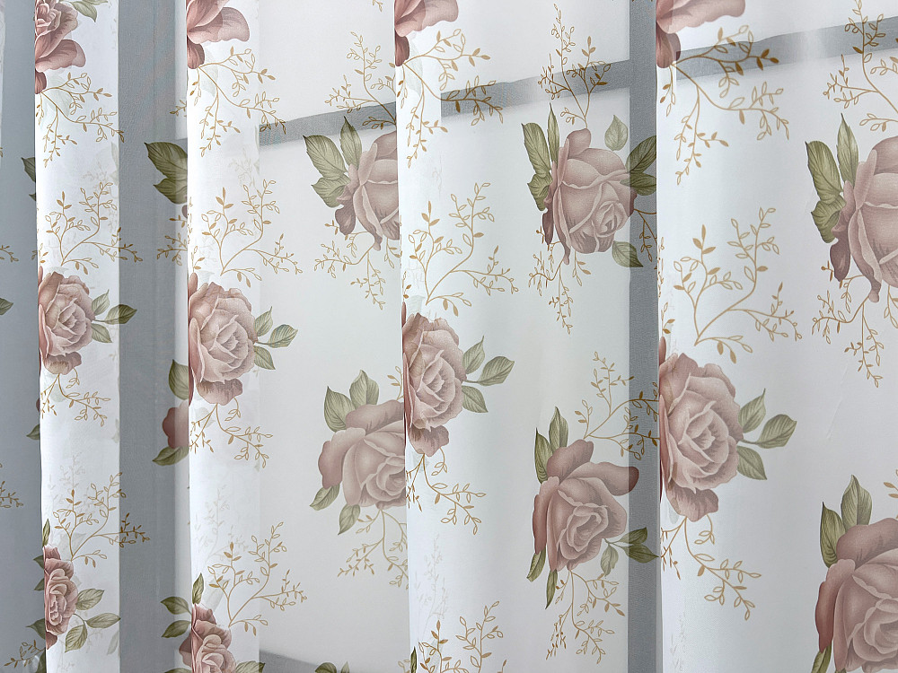 Кухонна арка VR-Textil № 000к білий з пудровим 280х170 см (51-268) Київ - фото 5
