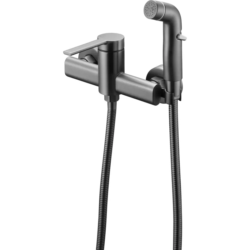 Смеситель для гигиенического душа Mixxus Lord 024 Graphite с лейкой (Цвет графит) (MI7136) Киев - изображение 1