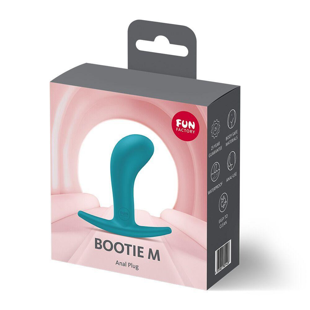 Анальна пробка Fun Factory BOOTIE M Aquamarine, діаметр 3,3 см, тонкий обмежувач Sex Aura Київ - фото 4