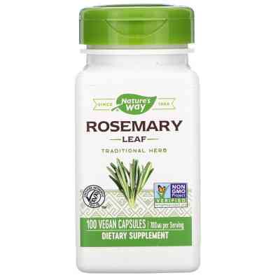 Трави Nature's Way Розмарин, 350 мг, Rosemary Leaves, 100 капсул (NWY-14162) Вінниця