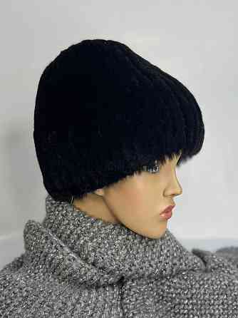 Шапка хутряна жіноча сніп Кароліна Чорний Харків