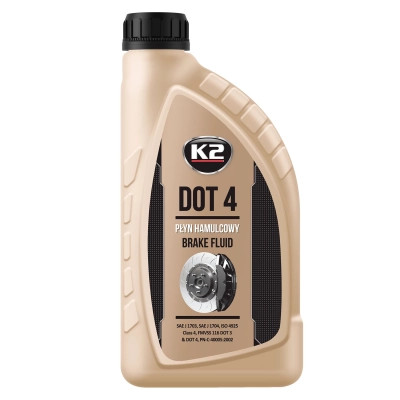 Тормозная жидкость K2 Turbo Brake Fluid DOT 4 1 л (T108) Винница - изображение 1