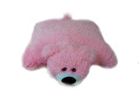 Подушка Алина Мишка 55 см розовая Киев