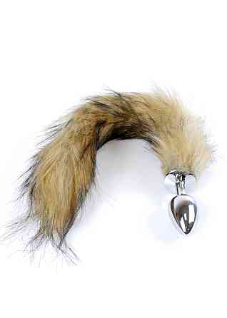Анальна пробка - Fox Tail Brown, XL Sex Aura Київ