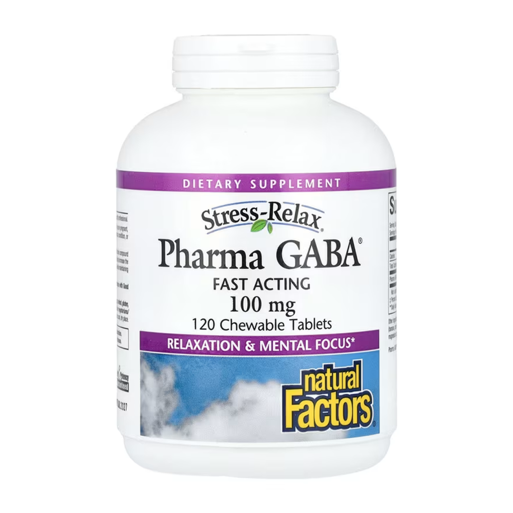 Stress-Relax® Pharma GABA® 100mg - 120 tabs Киев - изображение 1