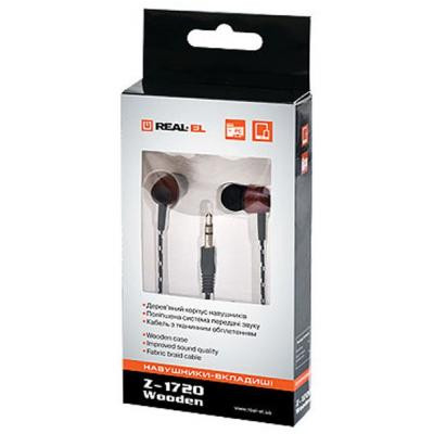 Наушники REAL-EL Z-1720 Wooden Винница - изображение 4