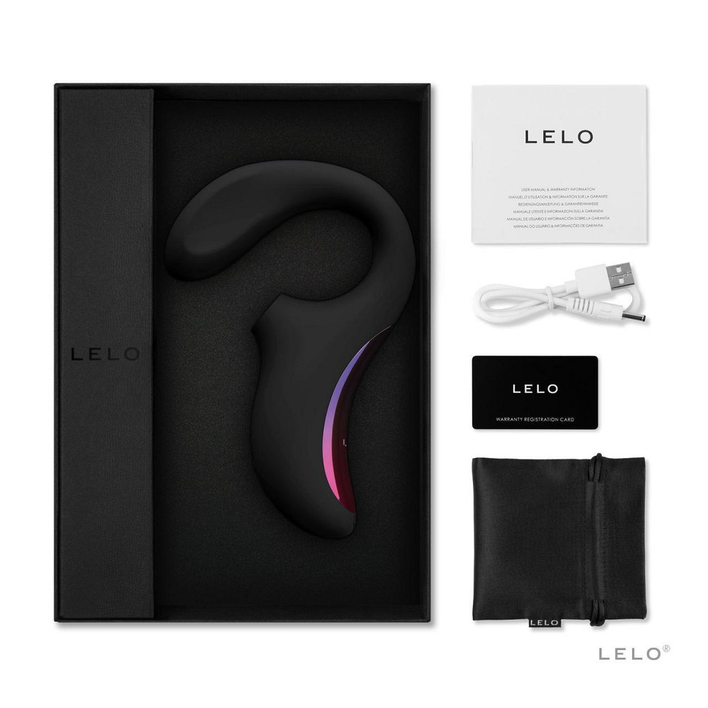 Кліторально-вагінальний звуковий стимулятор LELO Enigma Cruise Black Sex Aura Київ - фото 9