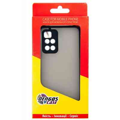 Чехол для мобильного телефона Dengos Matte Bng Redmi 10 (black) (DG-TPU-BNG-12) Винница