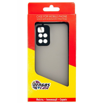 Чехол для мобильного телефона Dengos Matte Bng Redmi 10 (black) (DG-TPU-BNG-12) Винница - изображение 2