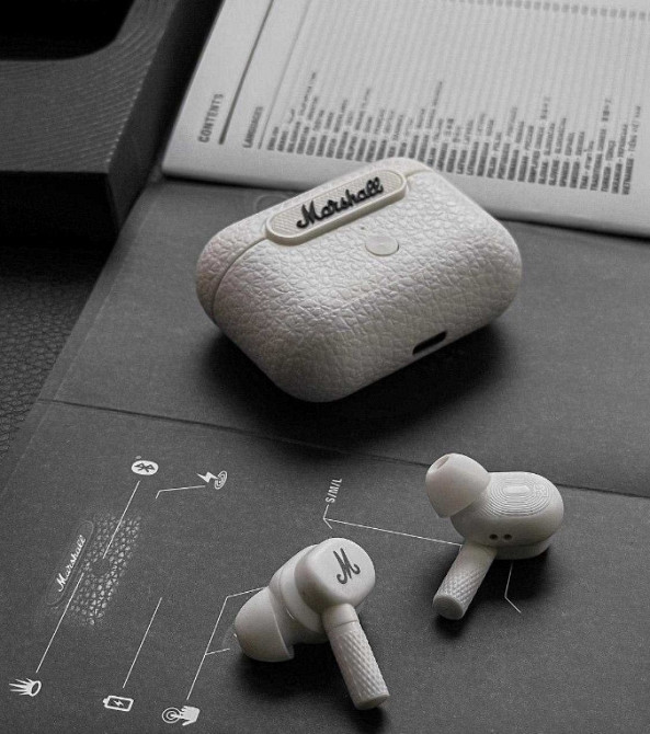 Marshall Motif - бездротові bluetooth навушники Маршал. Киев - изображение 3