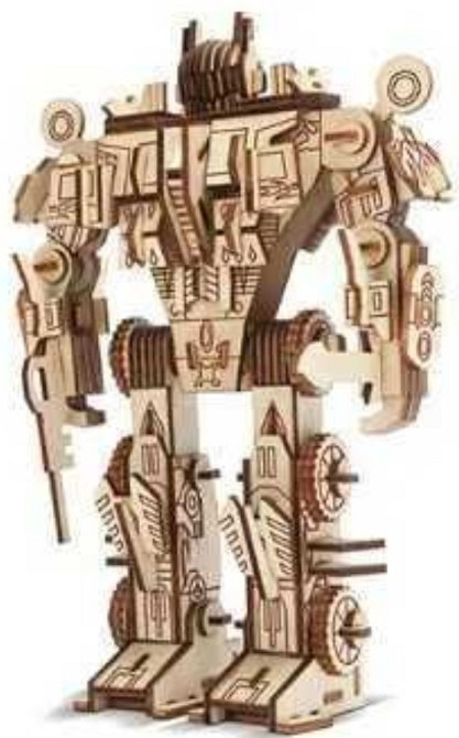 Дерев'яний конструктор трансформера автобота Оптимус Прайм Київ - фото 3