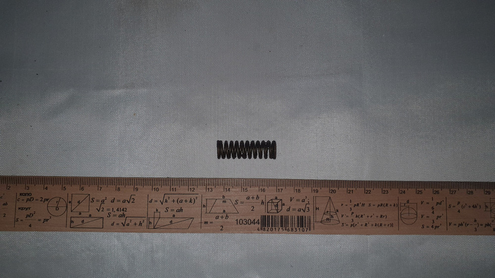 Пружина сжатия 10х34х1.5 мм. СССР. Харьков - изображение 1