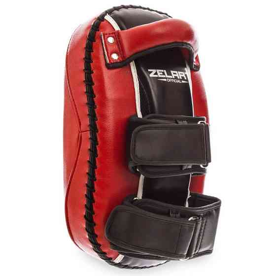 Пады для тайского бокса Тай-пэды ZELART BO-1388 размер 32x19x8 см красный Киев