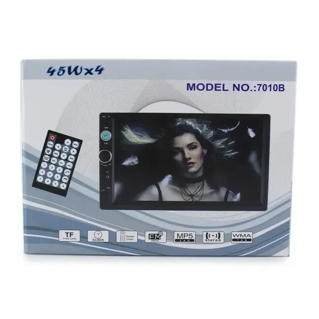 2Din автомагнітола MP5 7010B + BT: 7" сенсорний екран, Bluetooth, USB, AUX, FM 178 x 102 x 60 мм Одеса - фото 3