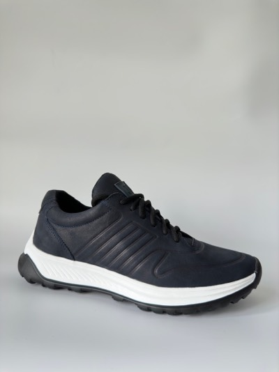 Чоловічи кросівки з натуральної шкіри ЛЕВЕЛЬ черный 56810б Харьков - изображение 8