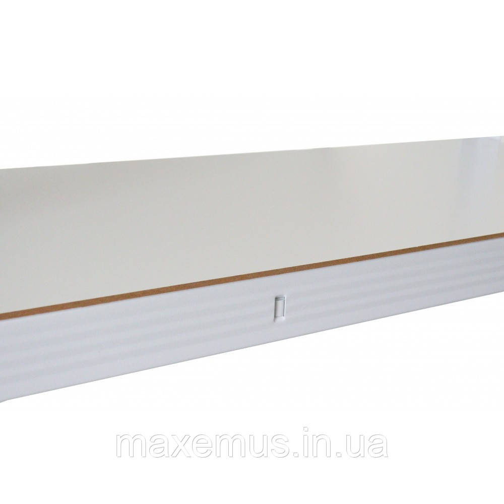 Металлический стеллаж для склада гаража и дома 180х90х40 прочный стеллаж с полками  разборной белый Мостиська - фото 7