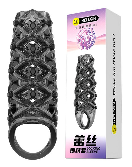 Стимулирующая насадка Meleon - Lace Locking Sleeve, PS-09 Sex Aura Киев - изображение 1