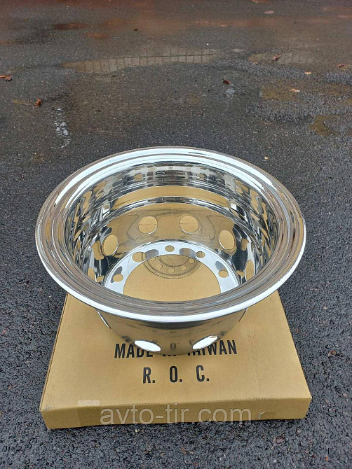 Колпак колеса глубокий задний 22.5 (нержавійка) ведуча вісь Ковпак 22.5 Ковпак задній 22.5 Луцк - изображение 3