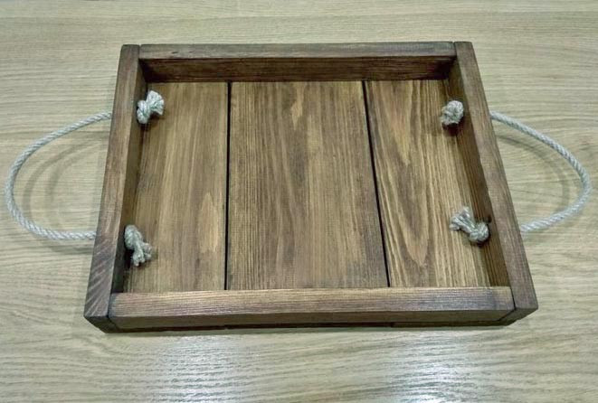 Поднос деревянный 