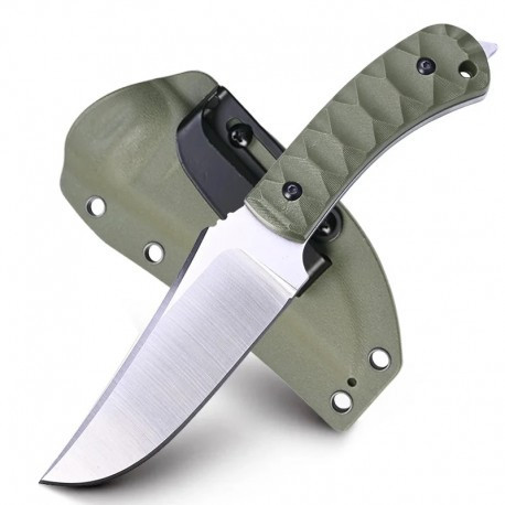 Тактичний ніж FOX колір оливи | Ніж виживання з ручкою G10.a4193/1 Одеса - фото 1