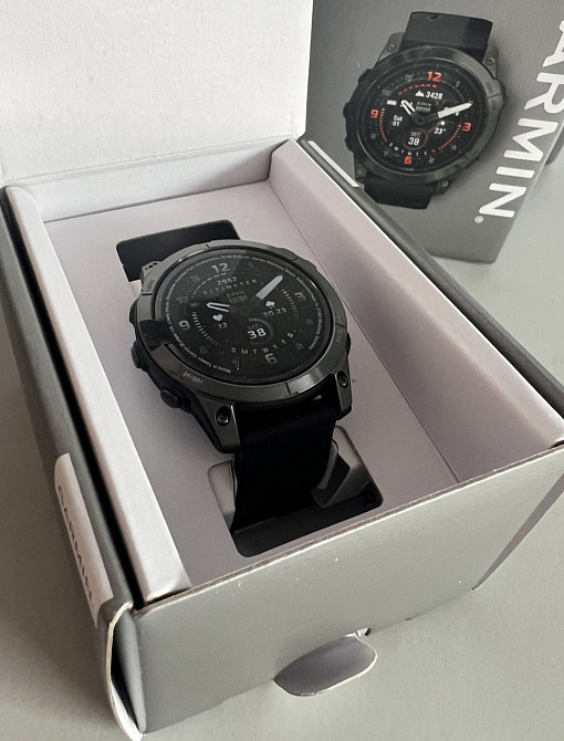 СМАРТ - Часы: Garmin Epix Pro Sapphire 47mm. Carbon Grey DLC Titanium w. BB Киев - изображение 3