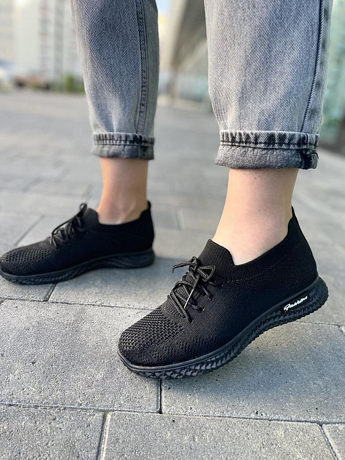 Fashion Кросівки жіночі FASHION 324-558 чорні (літо, сітка) (5085) Коломыя - изображение 8