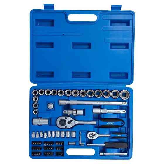 Набір насадок торцевих і біти 1/4", 1/2" 72 шт Start GRAD (6003145) Київ