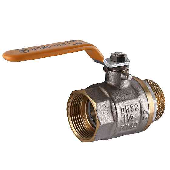 Кран кульовий прямий SOLOMON 1 1/4″ ЗВ ЖР PN40 В1002FM Киев