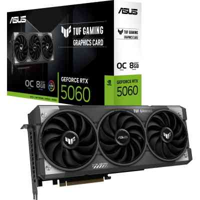 Відеокарта ASUS GeForce RTX5060 8Gb TUF GAMING OC (TUF-RTX5060-O8G-GAMING) Вінниця