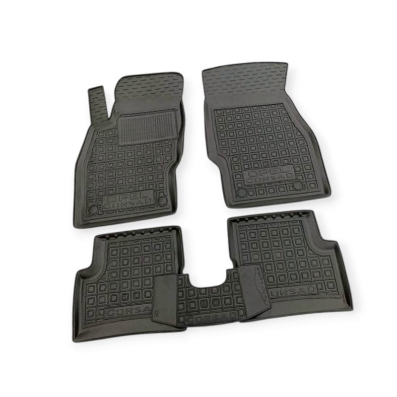 Коврики салона Opel Corsa D (2006-) (5 дверей) борт 2,5 см, с перемычкой Мукачево - изображение 1