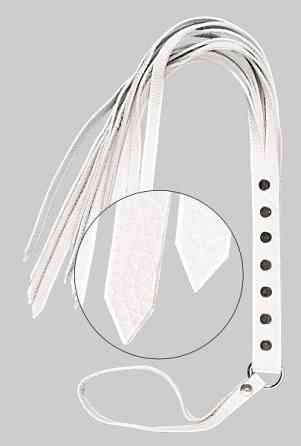 Флогер S&M Fancy Leather Floger, White Sex Aura Киев