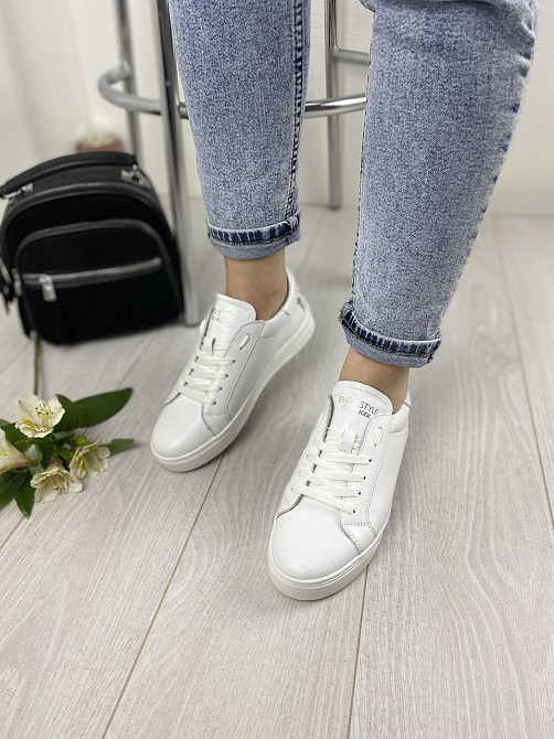 EMELI Кросівки жіночі EMELI 105 біла (весна-осінь натуральна шкіра) Коломыя - изображение 3