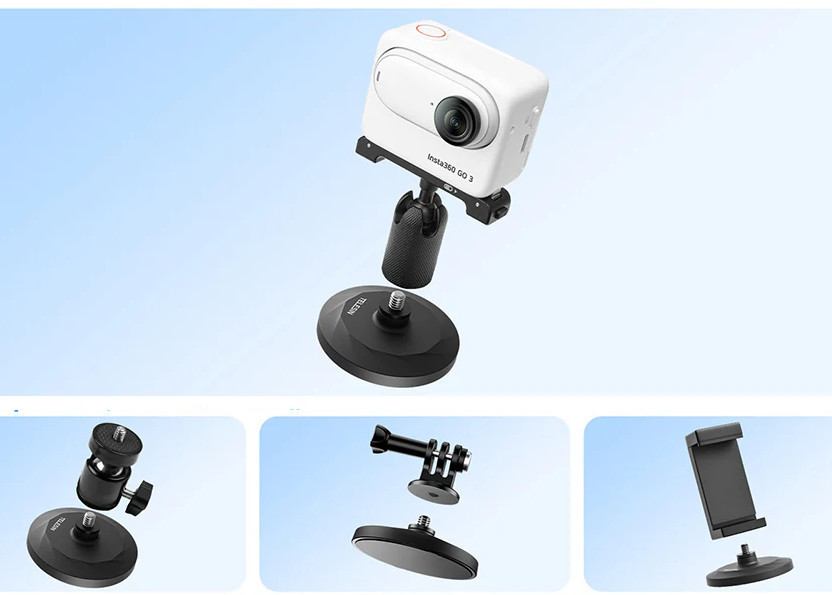 Магнит крепления для экшн-камеры телефона 1/4 Telesin MAG-005 Киев - изображение 3