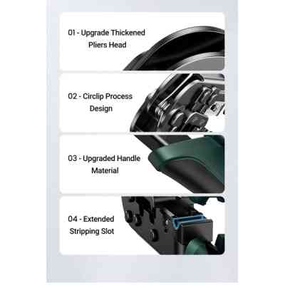 Инструмент Ugreen Обжимные клещи NW136 Multifunctional Clamp Green (70683) Винница