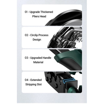 Инструмент Ugreen Обжимные клещи NW136 Multifunctional Clamp Green (70683) Винница - изображение 5