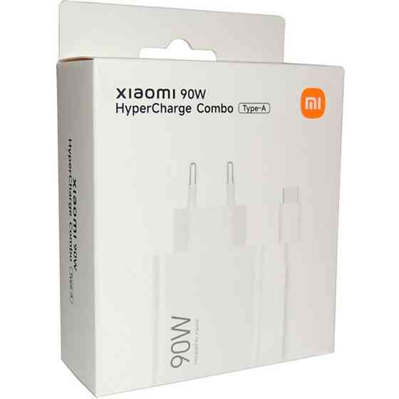 Зарядний пристрій Xiaomi 90W HyperCharge Combo USB-A White (BHR07ZBEU) + кабель Type-C ( 20552 ) Харьков