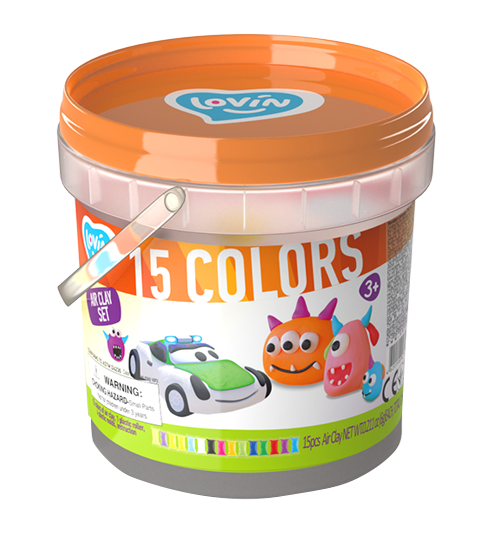 Компанія монстрів ТМ Lovin Набір для ліплення з повітряним пластиліном, шт Київ - фото 1