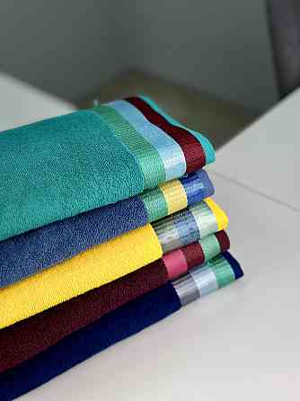 Махровое полотенце Ideal Textile 70*140 см с яркими полосками (56860802) Черновцы