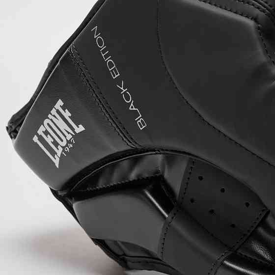Боксерський шолом Leone CS435 BLACK Edition L (капа у комплекті) Каменское
