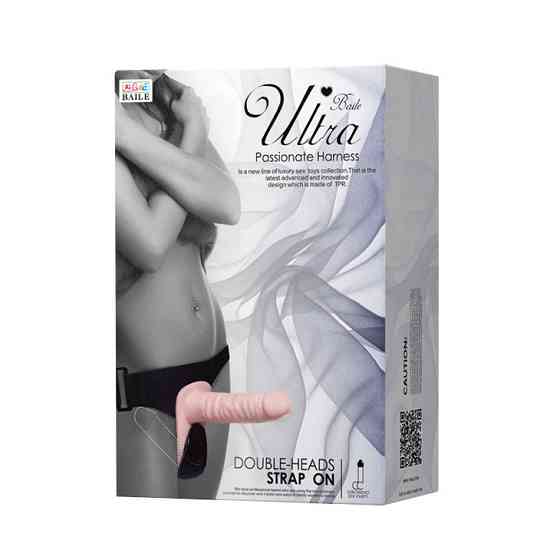 Страпон - Ultra Vibrating Doble-Heads Strap On Sex Aura Киев