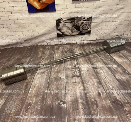 Штанга набірна 70 кг Гантелі, гирі, штанги та диски металеві диски Київ - фото 4