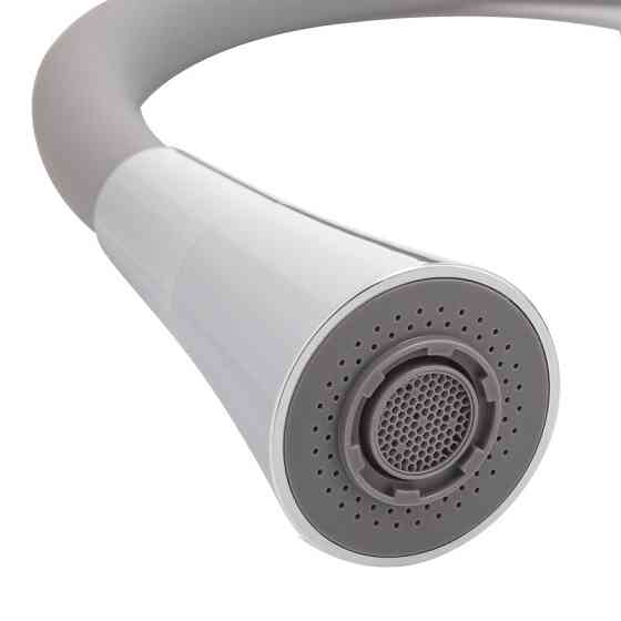 Кухонный смеситель Mixxus Premium Matis 011-T (NUT) Refl.Gray с хромированной отделкой и серым силиконовым изливом (MI8267) Харьков