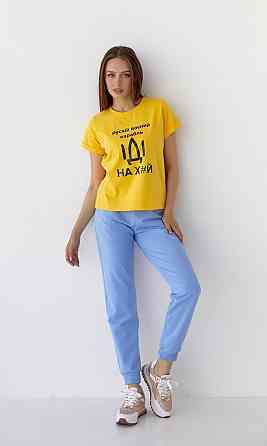 Спортивні штани жіночі джогери Блакитний S Харків