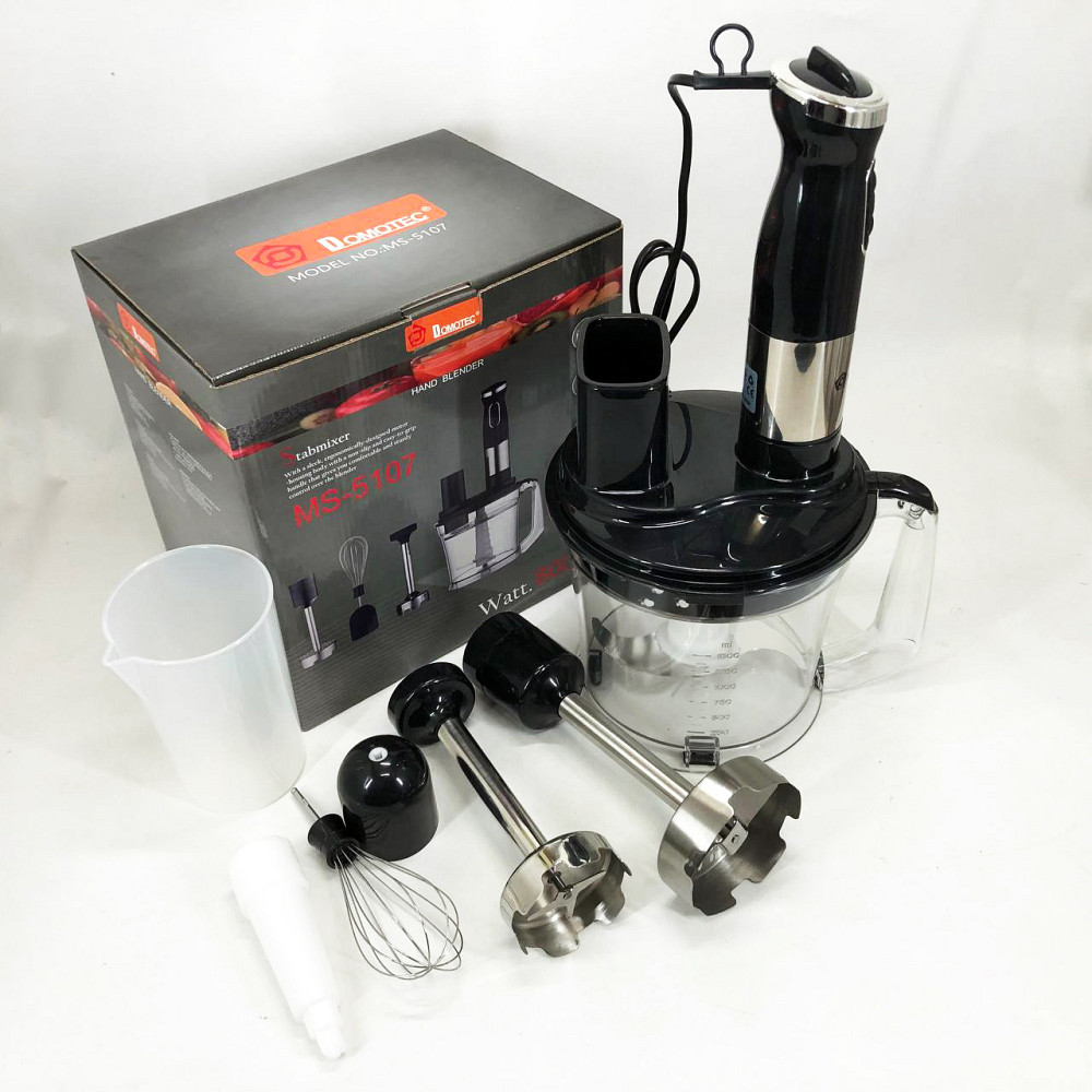 Блендер для збивання крему і соусів, Блендер для кухні з мірним стаканом переносний ZQ-84 Львів - фото 16